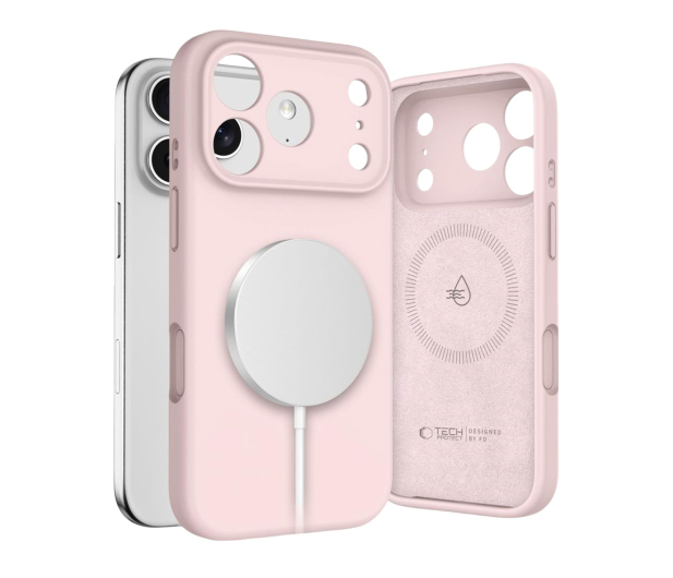 TECH-PROTECT Silicone Magsafe do Iphone 17 Pro Max Pink Pearl 5906302330249 - 1359717 - zdjęcie